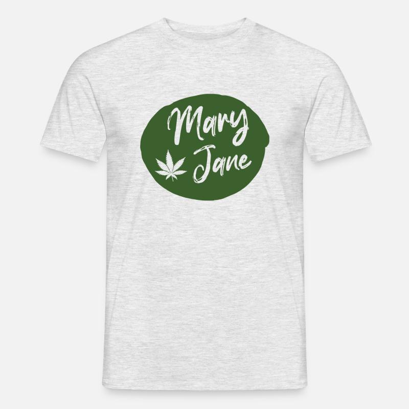 Mary Jane Drop - Männer T-Shirt - Grau meliert