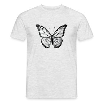 Schmetterling Natur Insekt Schmetterlinge 6 - Männer T-Shirt - Grau meliert - Vorne - AI Model Male 178 dark (178cm)