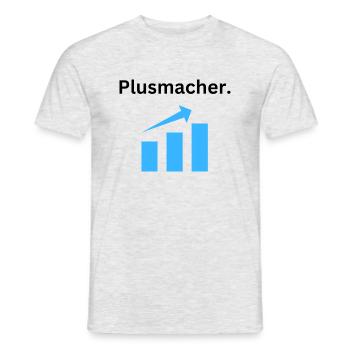 Aktien Finanzen Markt Unternehmer Verkauf Business - Männer T-Shirt - Grau meliert - Vorne - AI Model Male 178 dark (178cm)
