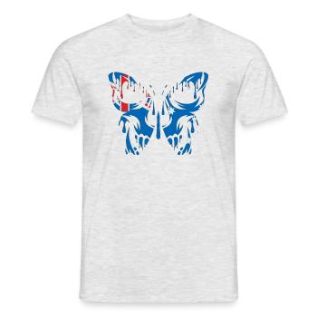 Drapeau des États officiels de l’Australie - T-shirt homme - gris chiné - Devant - AI Model Male 178 dark (178cm)