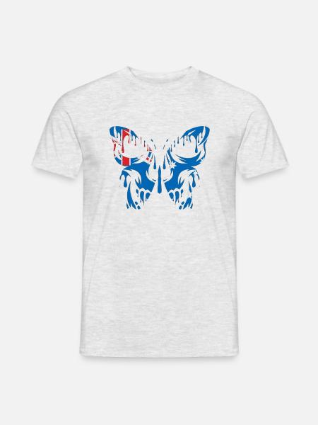 Flag of Australia Official States - Men's T-Shirt - heather grey