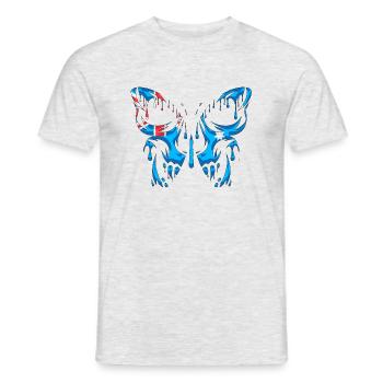 Drapeau des États officiels de l’Australie - T-shirt homme - gris chiné - Devant - AI Model Male 178 dark (178cm)
