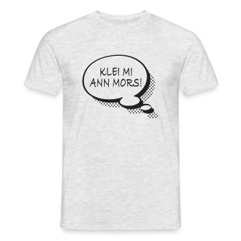 Klei mi ann Mors Bas-allemand - T-shirt homme - gris chiné - Devant - AI Model Male 178 dark (178cm)