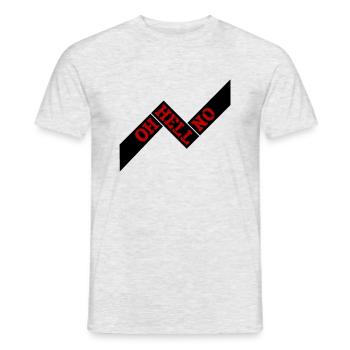 Oh Hell No Oh Hölle Nein Lustiger Sarkasmus Spruch - Männer T-Shirt - Grau meliert - Vorne - AI Model Male 178 dark (178cm)