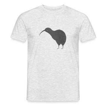 Cute New Zealand kiwi bird - Men's T-Shirt - heather grey - Front - AI Model Male 178 dark (178cm)
