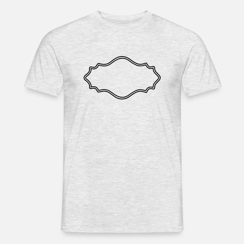 Schild 2 - Männer T-Shirt - Grau meliert