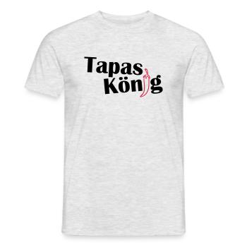 Tabas Koenig - Männer T-Shirt - Grau meliert - Vorne - AI Model Male 178 dark (178cm)