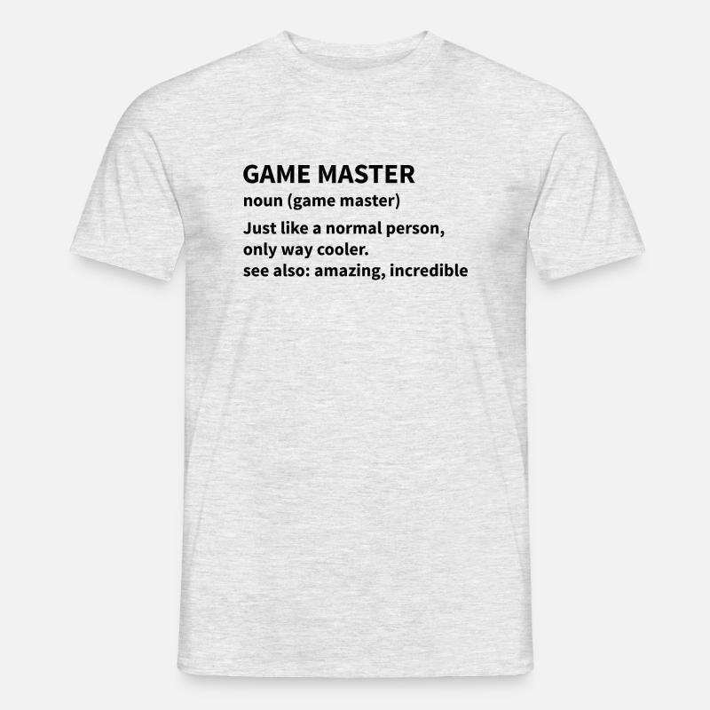 Boardgame Chess Backgammon Game Night - Men's T-shirt - heather grey