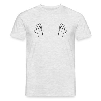 Aiguilles d’Italie - T-shirt homme - gris chiné - Devant - AI Model Male 178 dark (178cm)