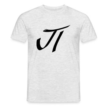 pi - Männer T-Shirt - Grau meliert - Vorne - AI Model Male 178 dark (178cm)