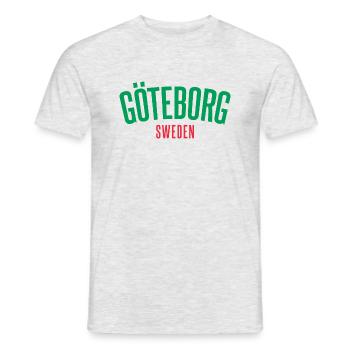 Göteborg - Männer T-Shirt - Grau meliert - Vorne - AI Model Male 178 dark (178cm)