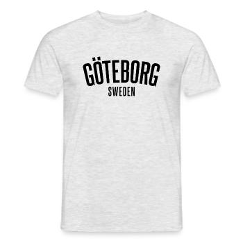 Göteborg Nous n’abandonnons jamais - T-shirt homme - gris chiné - Devant - AI Model Male 178 dark (178cm)