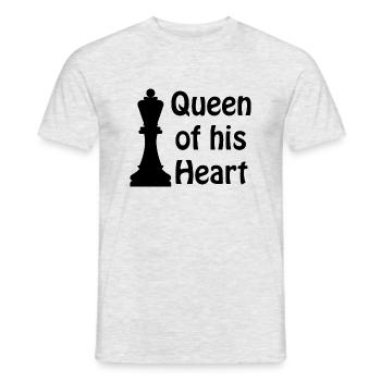 Boardgame Chess Backgammon Game Night - Men's T-Shirt - heather grey - Front - AI Model Male 178 dark (178cm)