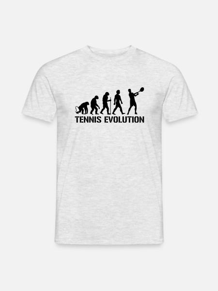Evolution Tennis - Men's T-Shirt - heather grey