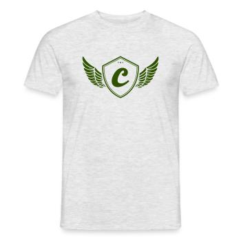Armoiries C - T-shirt homme - gris chiné - Devant - AI Model Male 178 dark (178cm)