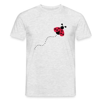 coccinelle - T-shirt homme - gris chiné - Devant - AI Model Male 178 dark (178cm)