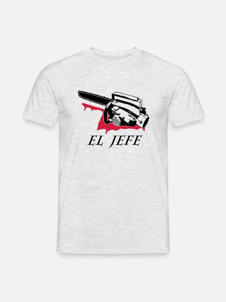 el jefe - Men's T-Shirt - heather grey