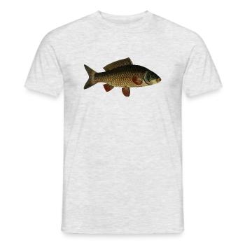 fish107 - T-shirt homme - gris chiné - Devant - AI Model Male 178 dark (178cm)