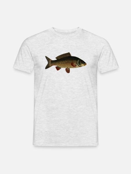 fish107 - T-shirt homme - gris chiné