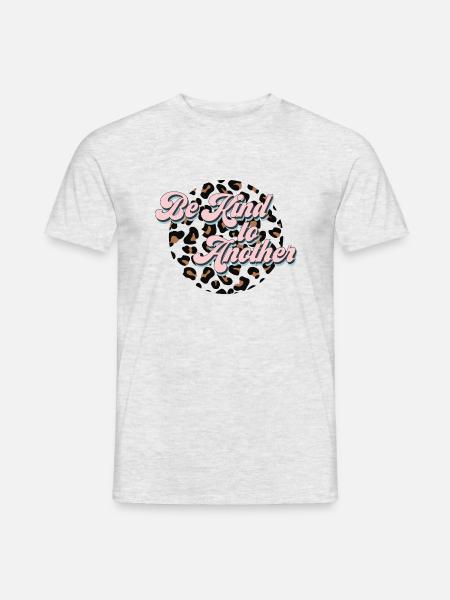 Freundlichkeit zählt - Sei freundlich zu anderen. - Männer T-Shirt - Grau meliert