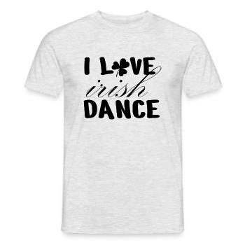 Dancing Dance Music - Men's T-Shirt - heather grey - Front - AI Model Male 178 dark (178cm)