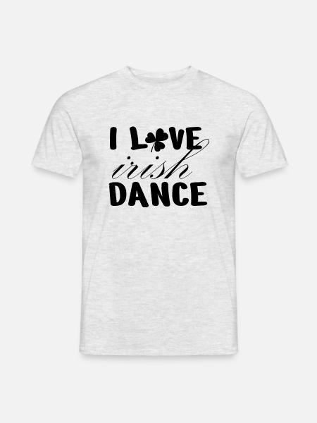 Dancing Dance Music - Männer T-Shirt - Grau meliert