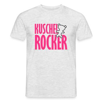 Kuschelrocker - Men's T-Shirt - heather grey - Front - AI Model Male 178 dark (178cm)
