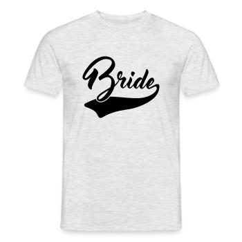 Bride - Männer T-Shirt - Grau meliert - Vorne - AI Model Male 178 dark (178cm)