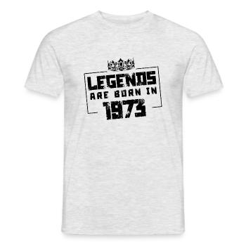 1973 Légendes nées à - T-shirt homme - gris chiné - Devant - AI Model Male 178 dark (178cm)