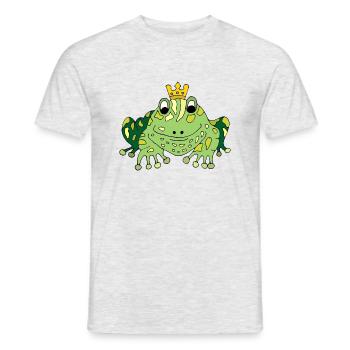 Grenouille - T-shirt homme - gris chiné - Devant - AI Model Male 178 dark (178cm)