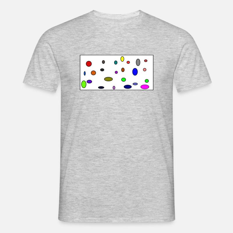 Molekulen - Männer T-Shirt - Grau meliert