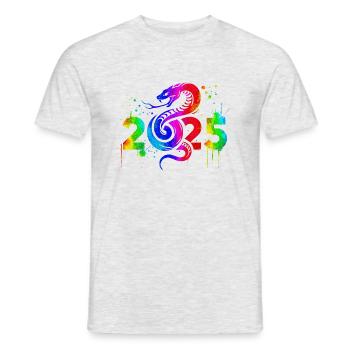 Fantasy Dragon Anime Dragon Head Myth Reptile Snake - Men's T-Shirt - heather grey - Front - AI Model Male 178 dark (178cm)