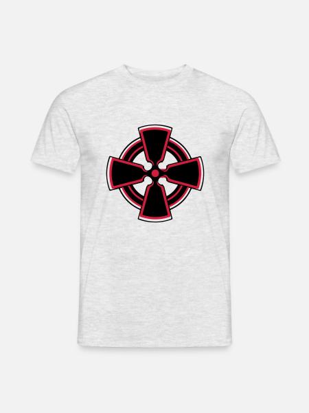 celtic_cross - Men's T-Shirt - heather grey