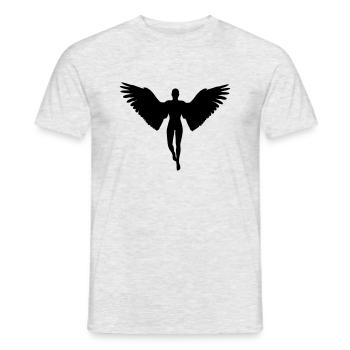 Angel - Men's T-Shirt - heather grey - Front - AI Model Male 178 dark (178cm)