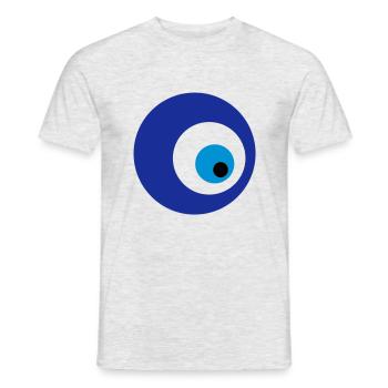 mavi boncuk - Männer T-Shirt - Grau meliert - Vorne - AI Model Male 178 dark (178cm)