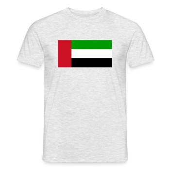 Vereinigte Arabische Emirate - Männer T-Shirt - Grau meliert - Vorne - AI Model Male 178 dark (178cm)