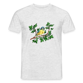 Oiseau de sikorka - T-shirt homme - gris chiné - Devant - AI Model Male 178 dark (178cm)