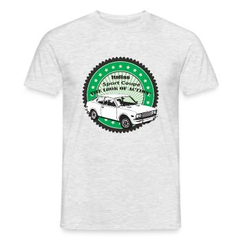Italienische Sport Coupè - Männer T-Shirt - Grau meliert - Vorne - AI Model Male 178 dark (178cm)