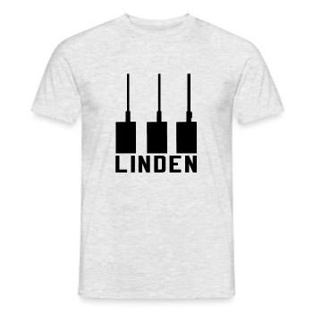J'adore Hanovre | Cadeau Basse-Saxe - T-shirt homme - gris chiné - Devant - AI Model Male 178 dark (178cm)