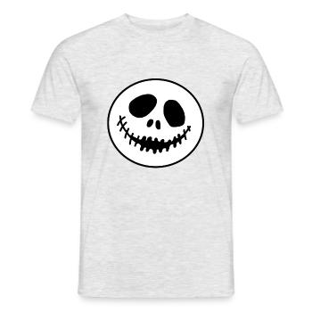 Cauchemar d'halloween - T-shirt homme - gris chiné - Devant - AI Model Male 178 dark (178cm)