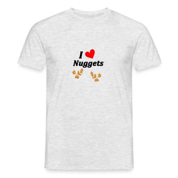 J'adore les pépites - T-shirt homme - gris chiné - Devant - AI Model Male 178 dark (178cm)