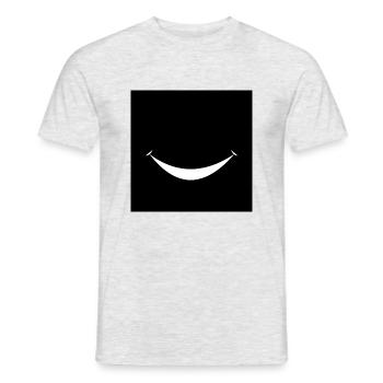 Sourire - T-shirt homme - gris chiné - Devant - AI Model Male 178 dark (178cm)