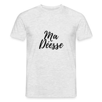 MA DÉESSE - T-shirt homme - gris chiné - Devant - AI Model Male 178 dark (178cm)