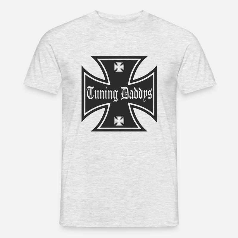 TUNING DADDYS - Männer T-Shirt - Grau meliert