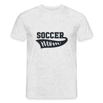 Soccer Mom - Men's T-Shirt - heather grey - Front - AI Model Male 178 dark (178cm)