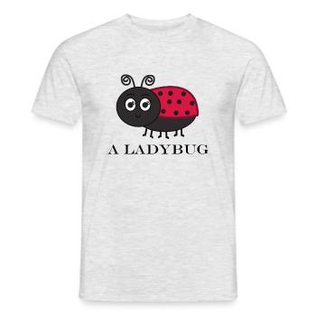 IN LADYBUG - Men's T-Shirt - heather grey - Front - AI Model Male 178 dark (178cm)