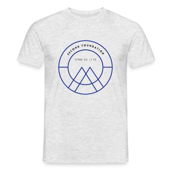 Second Foundation - Men's T-Shirt - heather grey - Front - AI Model Male 178 dark (178cm)