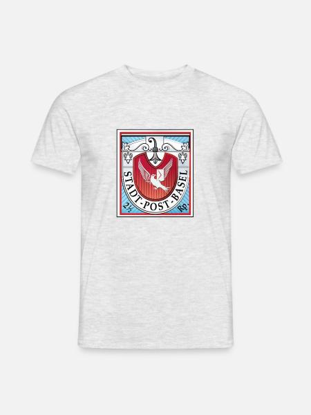 BASLER DYBLY - Männer T-Shirt - Grau meliert