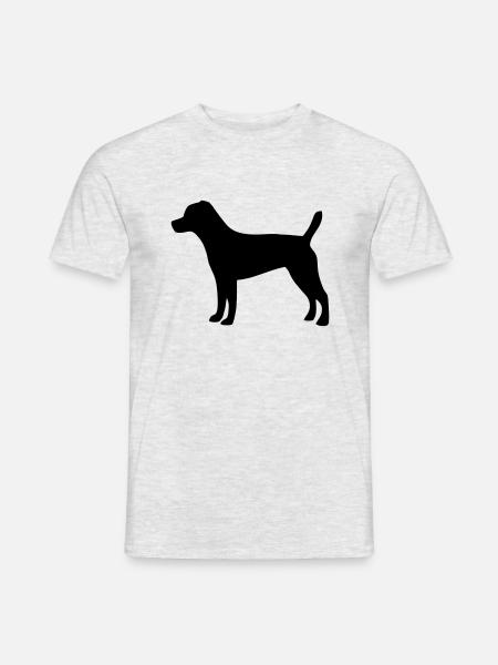 Patterdale Terrier - Männer T-Shirt - Grau meliert