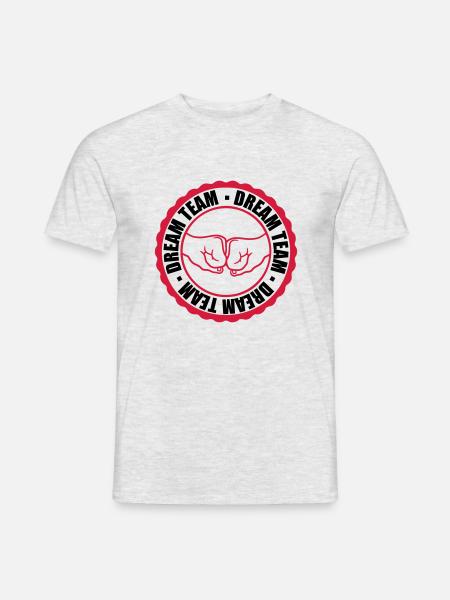 Stamp Dream Team - Men's T-Shirt - heather grey